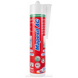 Cиликоновый герметик MAPEI MAPESIL AC 125 Серый замок, 0.310 кг