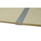 Профиль H-образный алюминий 8.9x20x1.5x2000 мм алюминий