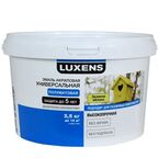 Эмаль Luxens акриловая полуматовая цвет зеленое яблоко 2.5 кг