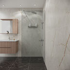 Душевая перегородка Niagara Eco 80x190 NG-531-80 стекло прозрачное, профиль хром