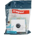 Розетка TV (телевизионная) - Legrand Valena - оконечная - белый