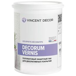 Защитный лак для декоративных покрытий VINCENT DECOR