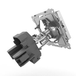 Розетка TV Tokov Electric Pixel оконечная 1db бежевая