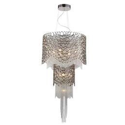 Большая каскадная люстра Crystal Lux HAUBERK SP-PL12+8+4
