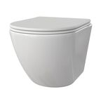 Комплект Унитаз подвесной Taliente Amato безободковый + Инсталляция Grohe Rapid SL + Кнопка смыва хром