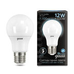 Светодиодная лампа Gauss LED A60 globe 12W E27 4100K 1/10/50