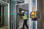 Аккумуляторный лазерный нивелир DEWALT DCE088D1G, 12 В, зеленый луч, 35 м, с АКБ 2 Ач и ЗУ, в кейсе TSTAK (DCE088D1G-QW)