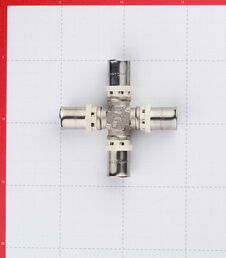 Крестовина VALTEC (VTm.241.N.161616) 16(пресс) х 16(пресс) х 16(пресс) х 16(пресс)