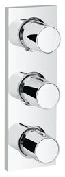 Внешняя часть встраиваемого вентиля GROHE Grohtherm F, 3 выхода, хром (27625000)