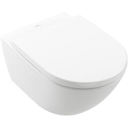 Унитаз подвесной Villeroy & Boch Subway 3.0 CeramicPlus 4670TSR1 с сидением микролифт
