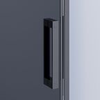 Душевой уголок Ambassador Benefit 120x110 19022201HBB-110HBB стекло тонированное, профиль черный, без поддона