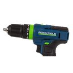 Дрель-шуруповерт аккумуляторная ударная Rockfield RF2052K, 20 В Li-ion 2x2 Ач