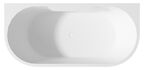 Ванна акриловая Abber 150x80 AB9296-1.5 белая с каркасом в комплекте