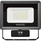 Прожектор светодиодный уличный Wolta WFL-50W/08S 50 Вт 5700 К IP65 нейтральный белый свет с датчиком движения