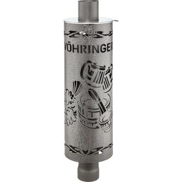 Дымоход для печи банной отопительной VOHRINGER D115 economiser_kozhuh_shaika