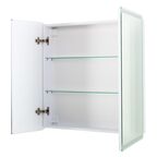 Зеркальный шкаф с подсветкой BelBagno Marino 80 см SPC-MAR-800/800-2A-LED-TCH белый