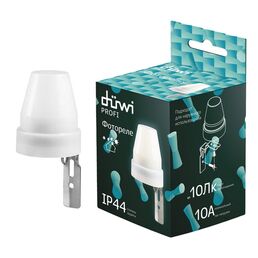 Датчик освещенности (10А, 10-100Лк, IP44) Duwi 25871 1