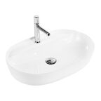 Раковина накладная BelBagno BB1346 61 см белая