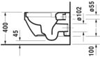 Подвесной унитаз Duravit Vero Air Rimless 2525090000 с крышкой