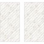 Керамогранит LB Ceramics Клэпборд 19.9x60.3x0.85 см 0.96 м² матовый цвет белый