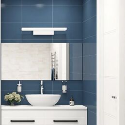 Плитка настенная LB Ceramics Блю Шеврон 25x45 см 1.46 м² матовая цвет синий