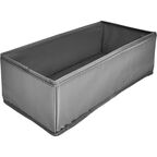 Набор коробок без крышки 31x31/15x31/15x15 см полиэстер цвет серый 4 шт