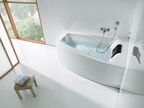 Акриловая ванна Roca Hall Angular R 150x100 асимметричная правая белая ZRU9302865