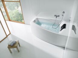 Акриловая ванна Roca Hall Angular R 150x100 асимметричная правая белая ZRU9302865