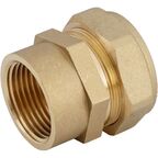 Муфта комбинированная Stahlmann 1"x25 мм ВР латунь SSFL250001BEF