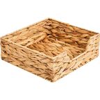 Корзина для хранения 22x8x22 см гиацинт цвет бежевый 2 шт