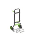 Тележка Standers двухколесная складная алюминий нагрузка до 100 кг цвет черный/зеленый