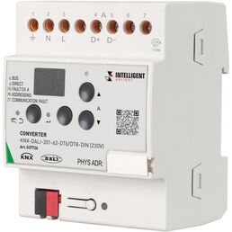 INTELLIGENT Конвертер KNX-DALI-301-62-DT6/DT8-DIN (230V) (IARL, IP20 Пластик, 3 года) 037726 Arlight