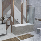 Ванна из литьевого мрамора Taliente Egoista 170x80 белая