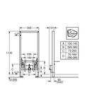 Инсталляция Grohe Rapid SL 38553001