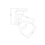 Светильник трековый Arte Lamp NIDO A5106PL-1BK