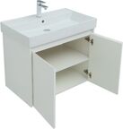 Комплект мебели Aquanet Nova Lite 76 см подвесной (тумба с раковиной и зеркалом)
