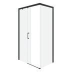 Душевой уголок Ceruttispa 79x109 Vito110B-L левый, стекло прозрачное, профиль черный
