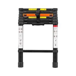 Телескопическая алюминиевая бытовая лестница Rockforce RF-UP200
