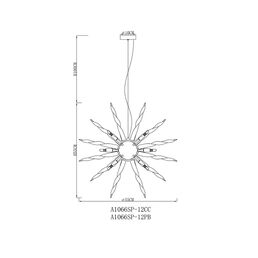 Светильник подвесной Arte Lamp a1066sp-12cc