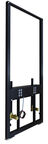 Подвесное биде с инсталляцией Azario Grado AZ-8040-1001/F-0053-0025+AZ-0046-BN SP черное матовое
