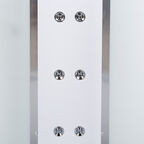 Душевой бокс DTO EM ЕМ4517 LED 170х85 с гидромассажем, стекло матовое, профиль хром