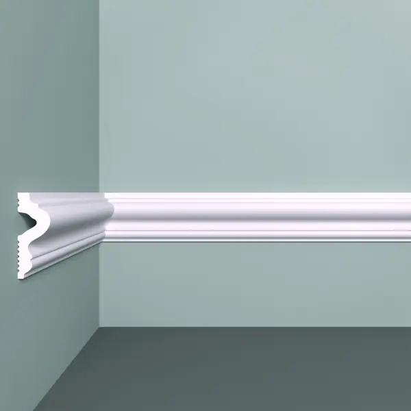 Молдинг потолочный полистирол ударопрочный Bello Deco XPS М 10 белый 17x45x2000 мм
