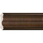 Плинтус потолочный Карниз 130, красное дерево. Cosca. Набор 4шт.