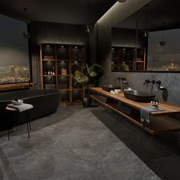 Керамогранит Culto quartzstone antracite 60x60 см 1.44м2