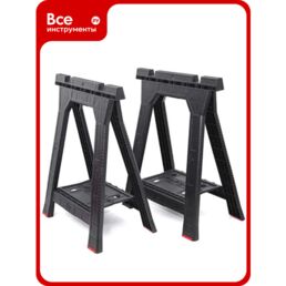 QBRICK строительные козлы 2 шт + коннекторы SYSTEM Sawhorse 2631-47