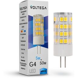 Светодиодная лампа Voltega Simple 7184 Capsule 5W 4000K G4
