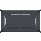 Опора для раковины Konsensa Бруклин 80 75.5x81 см цвет черный