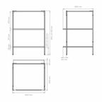 Напольный шкаф Вельга Konsensa 60x87x56 см цвет черный