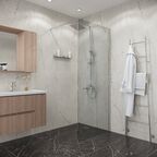 Душевая перегородка Niagara Eco 90x190 NG-531-90 стекло прозрачное, профиль хром