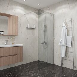 Душевая перегородка Niagara Eco 90x190 NG-531-90 стекло прозрачное, профиль хром